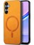 Samsung Galaxy A15 4g / A15 5g Deri Ten-Dokunmatik Telefon Kılıfı Magsafe ile Uyumlu (Yurt Dışından) 1