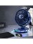 Şarjlı Masaüstü Mini Klima Serinletici Fan Rgb LED Işıklı Vantilatör Askılı Fan 1