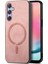 Samsung Galaxy A24 4g (162.1 x 77.6 x 8.3mm) Magsafe ile Uyumlu Deri Dokunmatik Telefon Kapağı (Yurt Dışından) 1