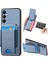 Samsung Galaxy A15 Kart Tutuculu Ayarlanabilir Kickstand Deri Kılıf (Yurt Dışından) 1