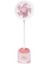 Şarjlı Mandallı Fan Mini Vantilatör Bebek Arabası Serinletici Mini Klima Led Işıklı 2