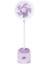 Şarjlı Mandallı Fan Mini Vantilatör Bebek Arabası Serinletici Mini Klima Led Işıklı 3