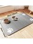 Pet Besleme Mat-Absorban Yiyecek ve Su Kasesi Için Pet Placemat, Su Geçirmez Kauçuk Desteği Ile, Köpek Kedi Rengi Için Hızlı Kuru Su Mat: 30X50CM Gri (Yurt Dışından) 1