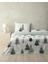 Yılbaşı Pine Serenity Dijital Baskılı Soft Cotton Çift Kişilik Nevresim Takımı Yeşil 1