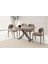 Otranto Hg Masa, Perla Sandalye, Cappicino, 120X70 1