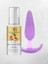 Şeftali Aromalı Jel 100 ml + Mor Silikon Plug 11 cm Hediyeli 1