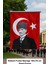 Atatürk Poster Bayrağı - 50X75 cm (Raşel Kumaş) 1