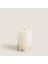 Sea Shell Dekorlu Mum 10X15 cm Cream 2