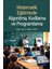Matematik Eğitiminde Algoritma, Kodlama ve Programlama 1