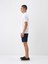 Lacivert Regular Fit Keten Basic Şort 3