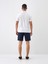 Lacivert Regular Fit Keten Basic Şort 5