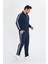 Erkek Pamuklu Eşofman Takımı Lacivert 201550-L 3
