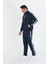 Erkek Pamuklu Eşofman Takımı Lacivert 201550-L 4