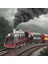 Elektrikli Tren Rayı Seti Işıkları ile Ses Retro Simülasyon Demiryolu Araba Modeli Çocuk Demiryolu Oyuncakları Çocuklar Için Noel Hediyesi (Yurt Dışından) 2