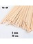 Ahşap Bambu 20 cm 8 mm Çubuk 25 Adet 1