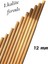 Ahşap Kayın Kavale 12 mm x 100 cm Fırınlanmış Yivli Kavela 5 Adet 1