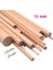 Ahşap Kayın Kavale 12 mm x 100 cm Fırınlanmış Kavela 5 Adet 1
