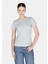 Slim Fit Yuvarlak Yaka Düz Kadın Yeşil Kısa Kol Tişört 1
