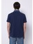 Regular Fit Polo Yaka Düz Erkek Mavi Kısa Kol Tişört 2