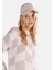 Slim Fit Yuvarlak Yaka Baskılı Kadın Beyaz Kazak 4