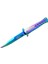 Tac-Force Tac Force Ti-Lite 1111 Gk Gökkuşağı Kamp / Av Çakısı 23CM- Yarı Otomatik, Metal Desenli Sap 1