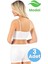 Kadın 3'lü Ince Askılı Kumaş Pedli Büstiyer Crop Şort Modal Kaşkorse Takım 2