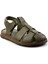 Haki Leather Erkek Sandalet E05433011043 2