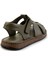 Haki Leather Erkek Sandalet E05433011043 3