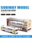 1:90 Alaşım Tramvay Modeli Aydınlatma Müzik Kapı Açma Metro Oyuncağı Otobüs Araba Modeli Çocuk Oyuncağı (Yurt Dışından) 1