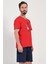 Erkek Büyük Beden Kısa Kol Kırmızı Şortlu Pijama Takım C9T7N1O904 2