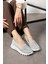 Babet Siyah Triko (Beyaz Taban) Günlük Kadın Sneaker 4