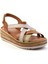 Taba Çok Renkli Leather Kadın Sandalet K05552000803 2