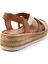 Taba Çok Renkli Leather Kadın Sandalet K05552000803 3