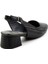 Siyah Leather Kadın Klasik Topuklu Ayakkabı K01531252216 3
