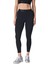 Kadın Koşu Tayt Power 7/8 Elastic Waist Gym Leggings Siyah 1