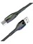 S91 Ledli Micro USB Kablo 1m 2.4A - Siyah Yktsn 1