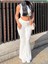 Ithal Y2K Yüksek Bel Beyaz Pinterest Flare Pantolon 3