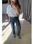 Yıkamalı Straight Fit Jean 3