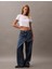 Cropped Logo Ringer Kadın Beyaz T-Shirt LV047B808G-VVC 4