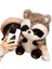 35 cm Altın Oyma Üç Kardeş Küçük Panda Sevimli Peluş Oyuncak (Yurt Dışından) 1