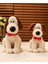 34 cm Kırmızı Eşarp Palmiye Köpek Bebek Peluş Oyuncak (Yurt Dışından) 4