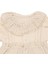 Kız Bebek Bej Müslin Bebe Yaka Fırfırlı Çıtçıtlı Tulum - 1015732 2