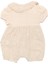 Kız Bebek Bej Müslin Bebe Yaka Fırfırlı Çıtçıtlı Tulum - 1015732 3