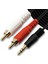 3 Metre 2 Rca Erkek - 3.5mm Aux Erkek Stereo Ses Kablosu | Telefon, Tablet, Pc'den Tv, Amfi, Hoparlöre Yüksek Kaliteli Ses Aktarımı 4