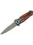 Benchmade DA27B Gri Sivri Kamp Çakı 20CM - Yarı Otomatik, Kutulu, Ahşap - Metal Sap 1