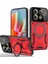 Xiaomi Redmi Note 13 Pro 4g Kılıf Joy Lens Standlı Kapak - Kırmızı Mrayd 1