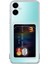 Samsung Galaxy A06 Kılıf Kartlıklı Şeffaf Kart Koymalı Silikon Yumuşak Kapak Kılıf- Şeffaf 1