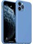 Apple iPhone 11 Pro Max Kılıf Nano Içi Kadife Silikon - Mavi Ferrg 1
