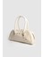 Kadın Leona Rugan Baget Çanta Kırışık Krem Rugan 1
