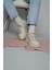 Montrax Model Deri El Yapımı Erkek Bej Sneakers Ayakkabı 4